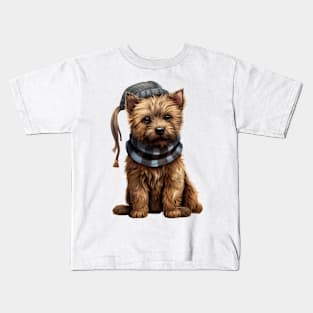 Winter Cairn Terrier Dog Kids T-Shirt